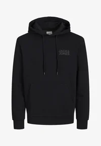 JJECORP LOGO HOOD - Felpa con cappuccio - black