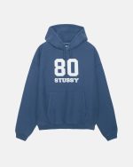 80 RELAXED HOODIE BLUE