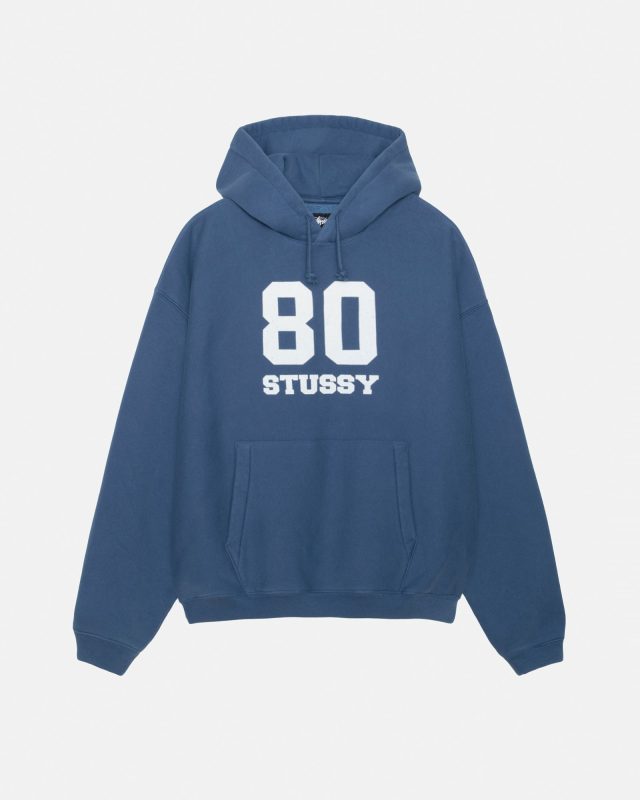 80 RELAXED HOODIE BLUE