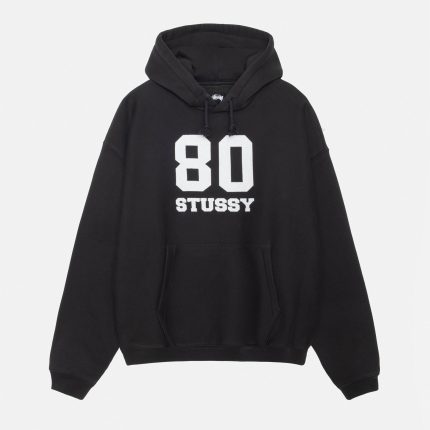 80 RELAXED HOODIE BLACK