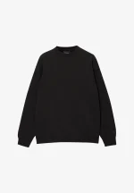 ROUND NECK - Felpa - black