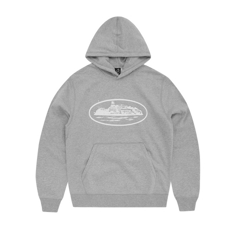 HMP THERMAL ZIP HOODIE HEATHER GREY