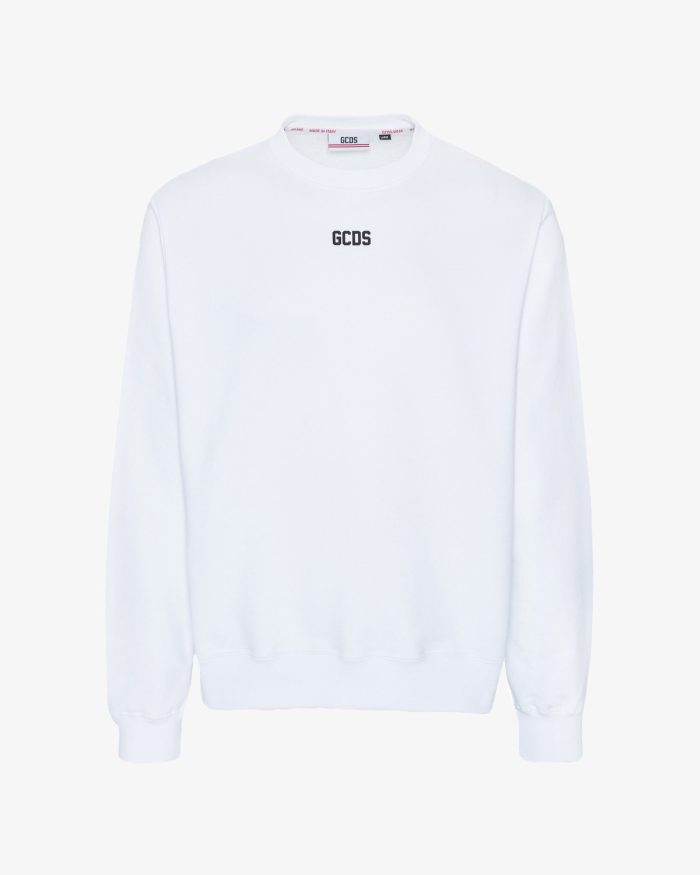 Eco logo regular crewneck Nero