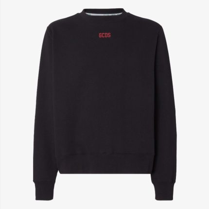 Eco logo regular crewneck Nero