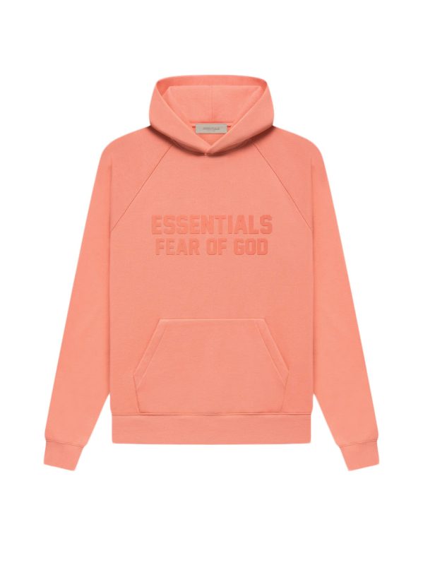 Fear of God Essentials Hoodie Coral