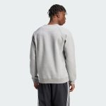 Felpa Trefoil Essentials Crew Grey Heather