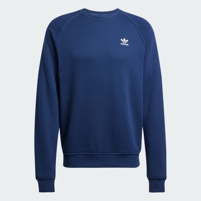 Felpa Trefoil Essentials French Terry Crew