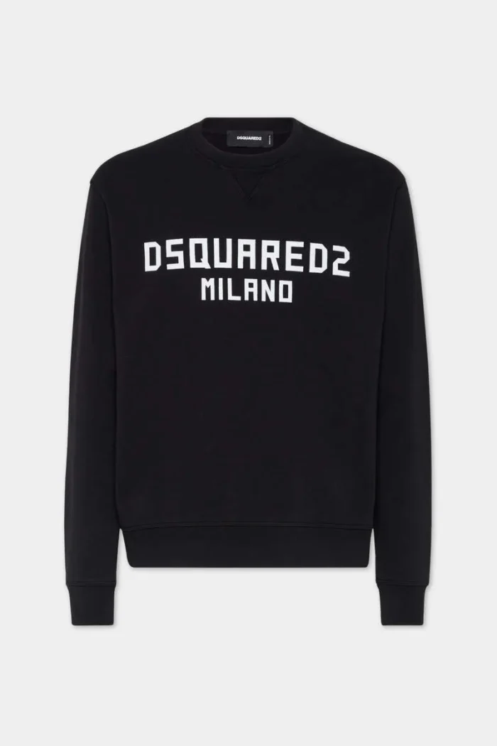 Cool Fit Dsquared2 Milano Sweatshirt Black