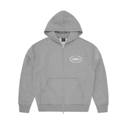 SUPERIOR ROYALE ZIP HOODIE HEATHER GREY