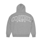 SUPERIOR ROYALE ZIP HOODIE HEATHER GREY