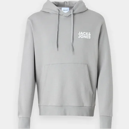 JJECORP LOGO HOOD - Felpa con cappuccio - ultimate grey