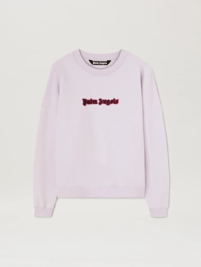 NEON LOGO felpa LILAC BURGUNDY