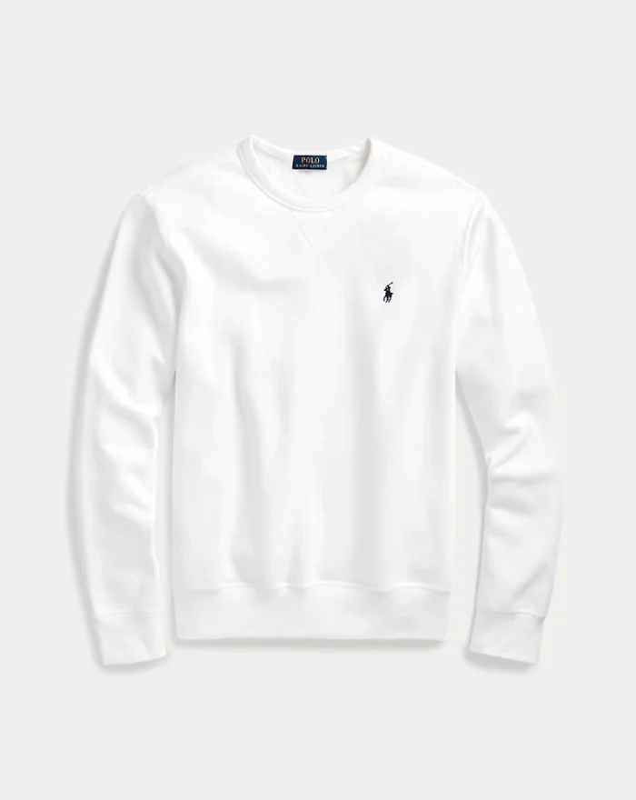 The RL Fleece Sweatshirt Bianco