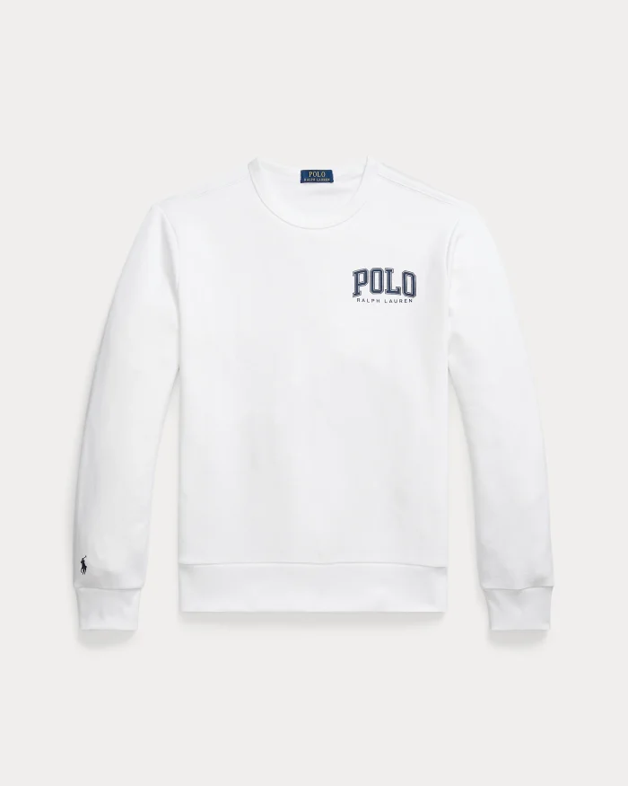 Logo Fleece Sweatshirt white