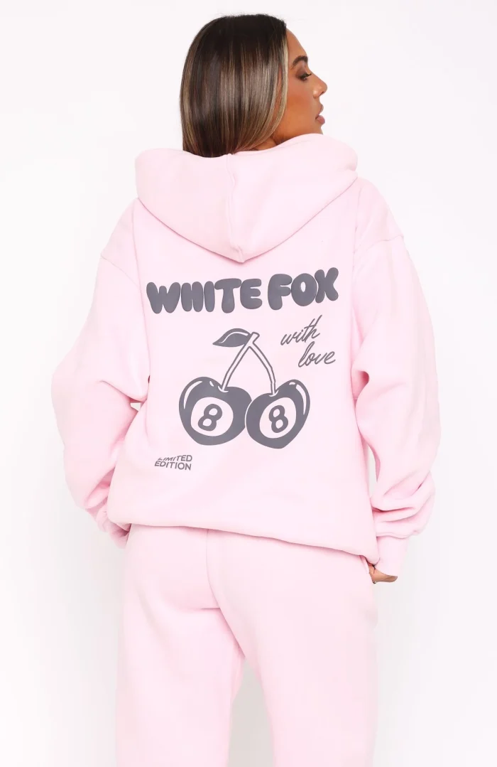 With Love In The Moment Oversized Hoodie Pink