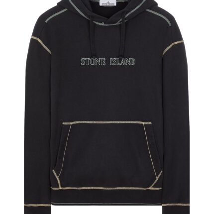 Outlet uomo: saldi Felpa in Cotone Garzato STONE ISLAND