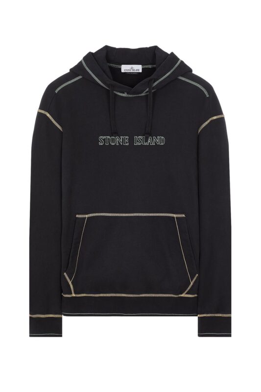 Outlet uomo: saldi Felpa in Cotone Garzato STONE ISLAND