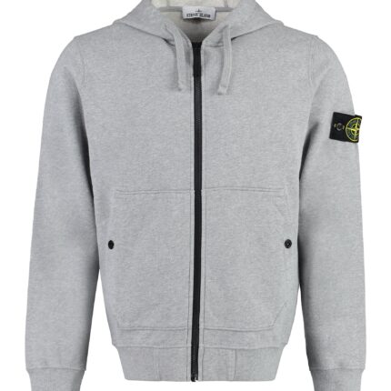 Stone Island Felpa con cappuccio e zip