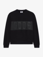 Felpa girocollo in nylon con logo