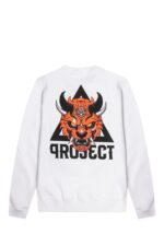 FELPA TIGER GIRO BIANCA DA UOMO