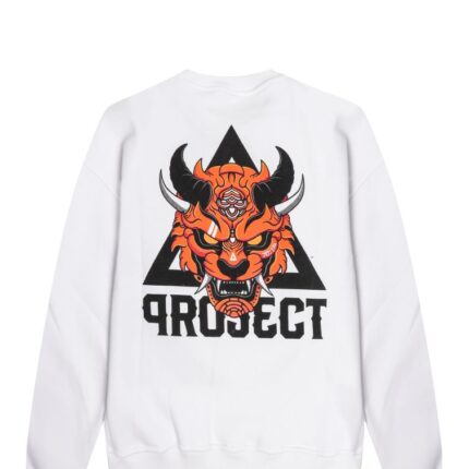 FELPA TIGER GIRO BIANCA DA UOMO