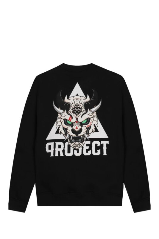 FELPA TIGER GIRO NERA DA UOMO