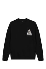 FELPA TIGER GIRO NERA DA UOMO