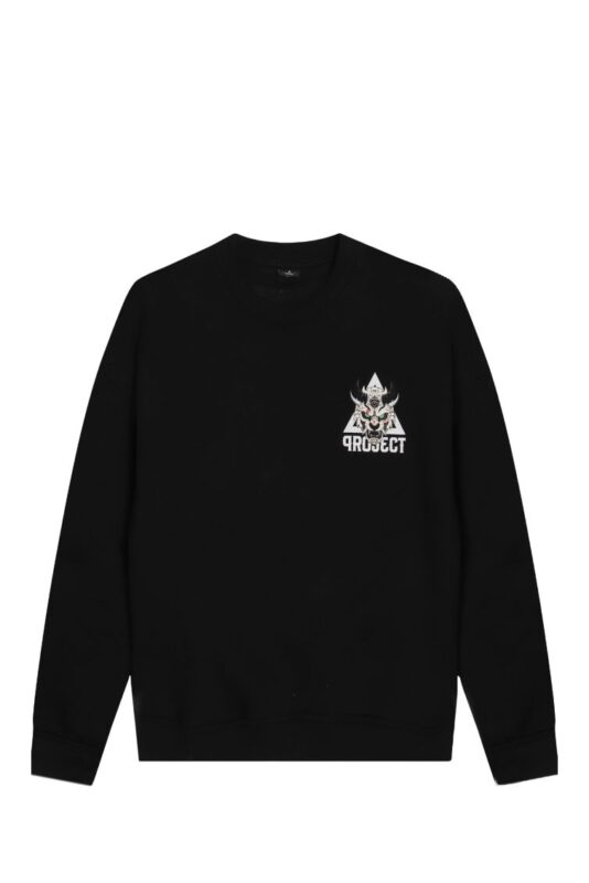 FELPA TIGER GIRO NERA DA UOMO