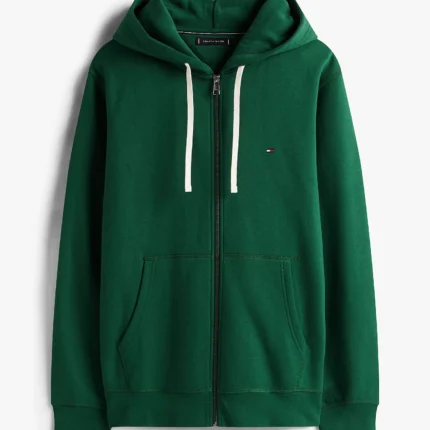 Felpa con cappuccio e zip integrale