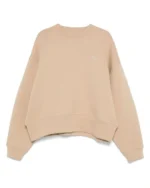 Felpa con logo applicato da donna