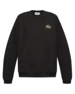 Felpa nera da donna Lacoste