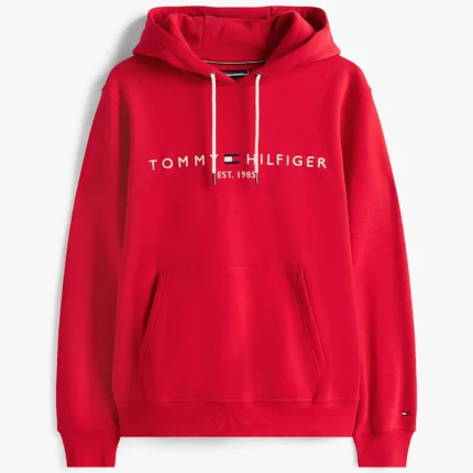 Felpin tessuto con cappuccio e logo