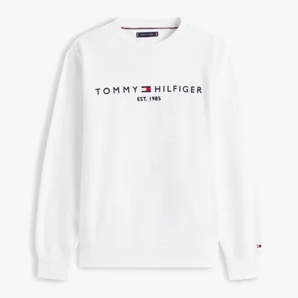 Flex fabric sweatshirt with embroidered