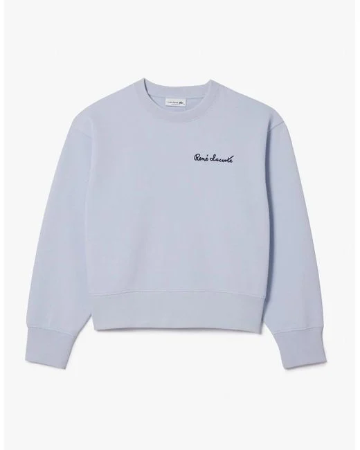 LacosteFelpa da jogging double face blu da donna