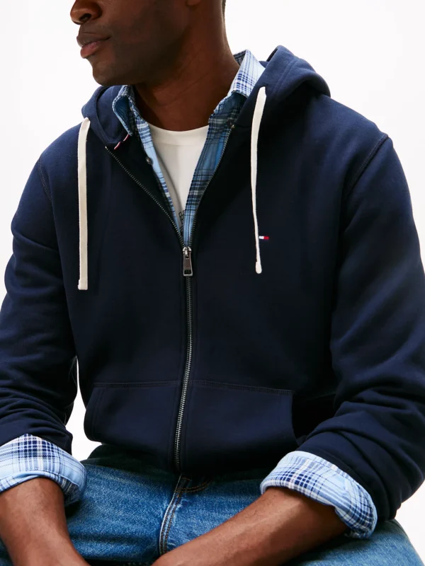 Felpa con zip integrale