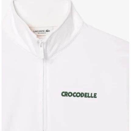 Felpa bianca con stampa rilassata da donna