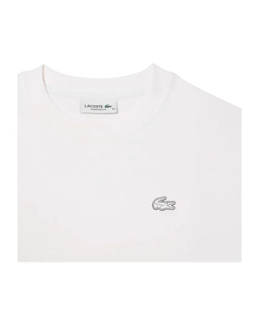 Felpe bianche da donna Lacoste