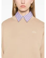 Felpa con logo applicato da donna