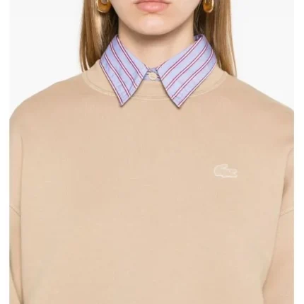 Felpa con logo applicato da donna